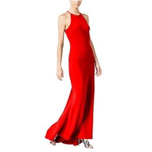 Calvin Klein Halter Gown